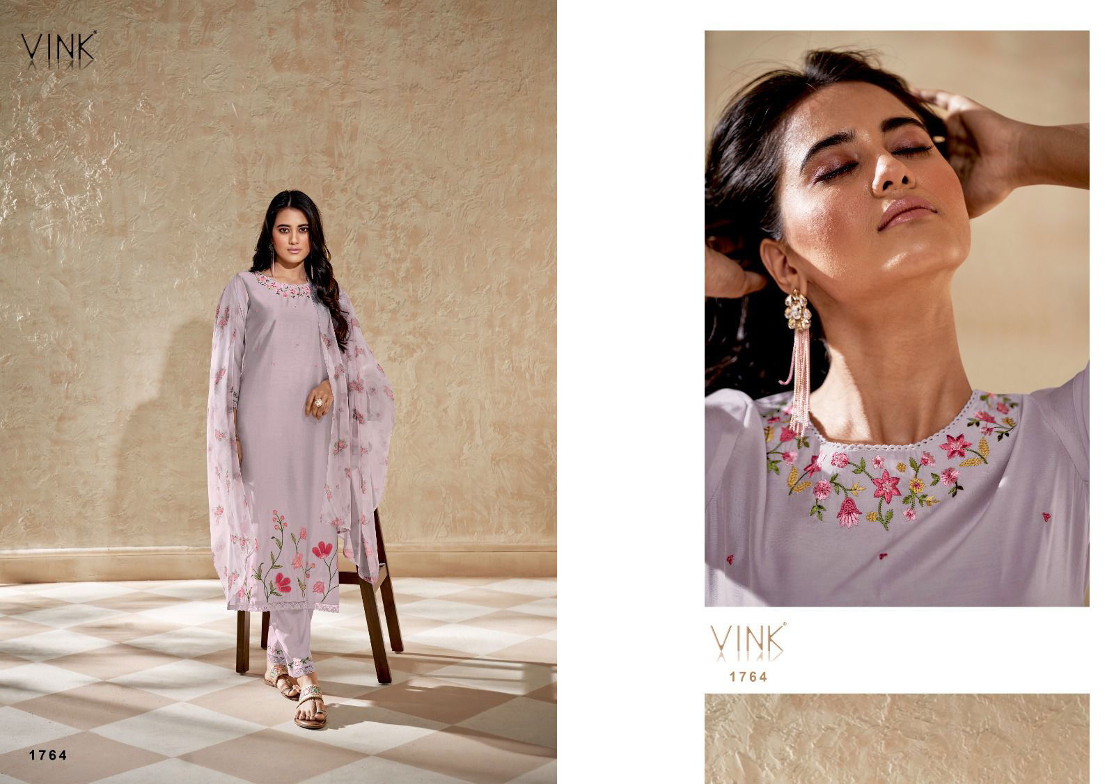 Trinity By Vink Viscose Readymade Suits Catalog
